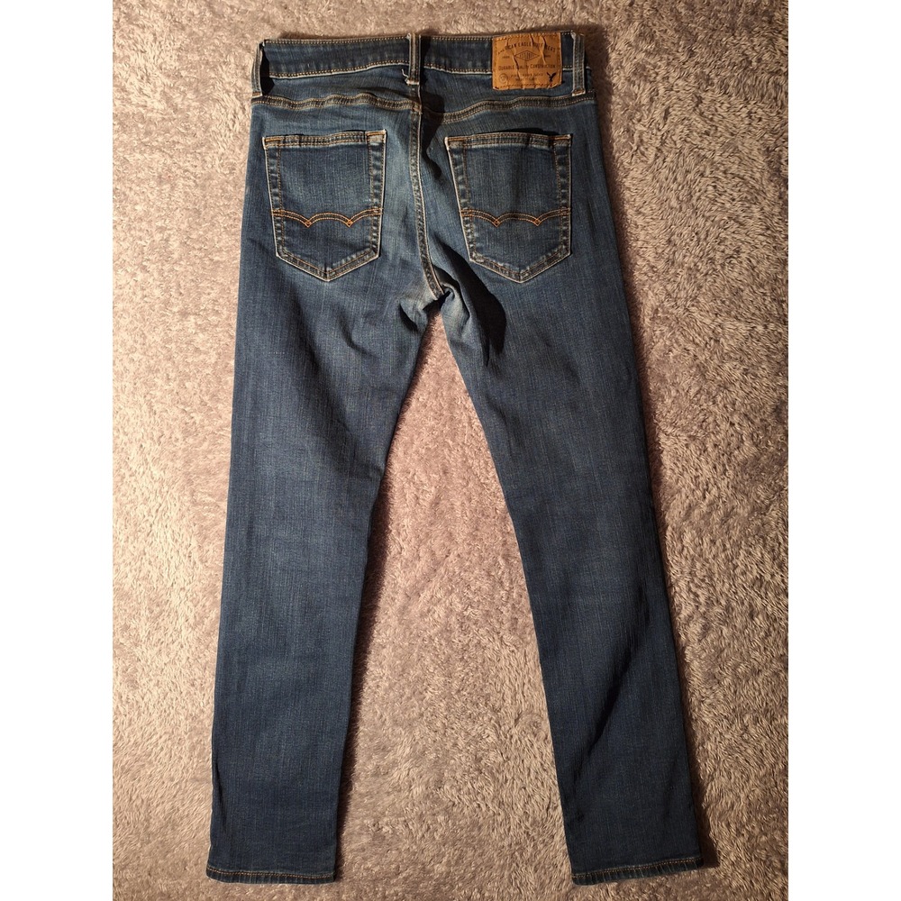American Eagle Outfitters Extreme Flex Dark Wash Slim Fit Jeans Men's Denim Y2K - Picture 7 of 9